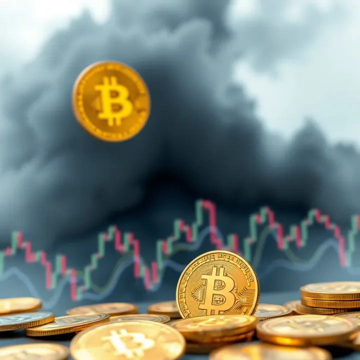 Illustration of global events impacting Bitcoin price volatility