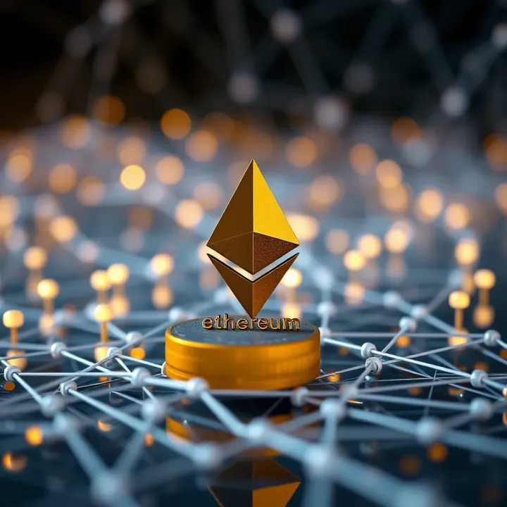 Visual representation of blockchain technology and its impact on digital currency values