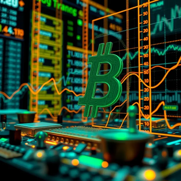 Blockchain Technology and Digital Finance Visualization Visual representation of blockchain technology and digital finance concepts