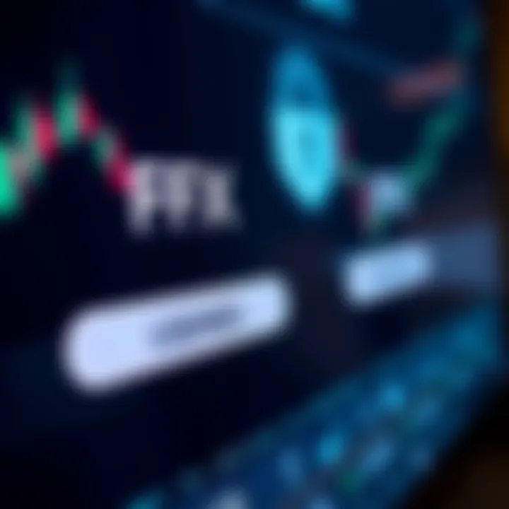 Secure login interface with username and password fields on a digital trading platform
