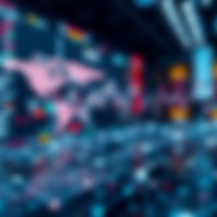 Abstract representation of global financial markets connected by automated trading systems