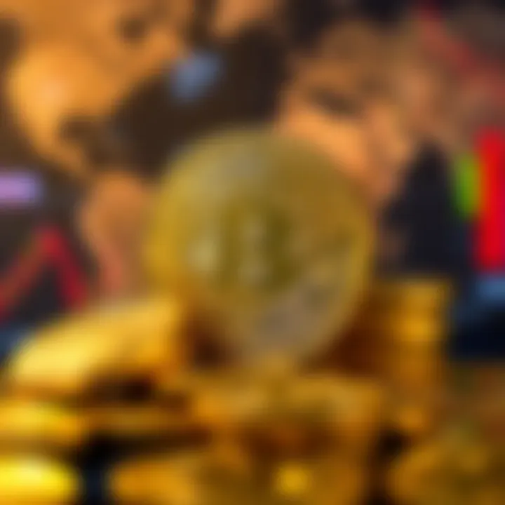 Global Economic Influences on Bitcoin Market Forecasts Visual representation of global economic factors influencing Bitcoin market predictions