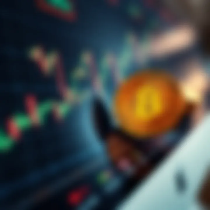 Graph showing Bitcoin price trends and market fluctuations in South Africa