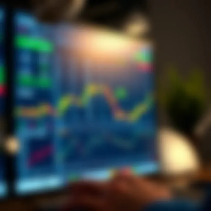 Screenshot of Pocket Option trading platform displaying various financial assets and real-time charts