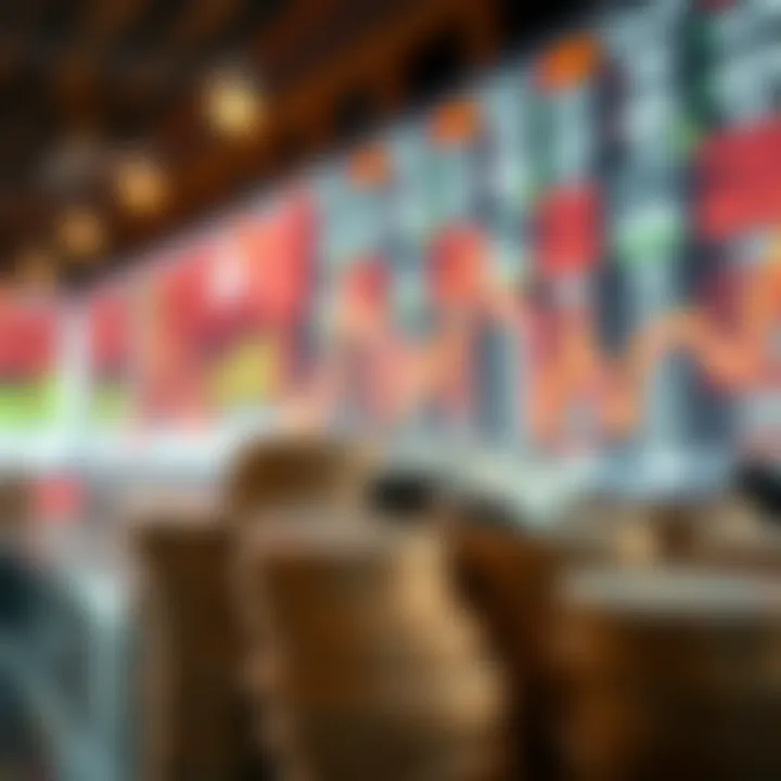 Visual representation of factors impacting currency exchange including global events and economic data