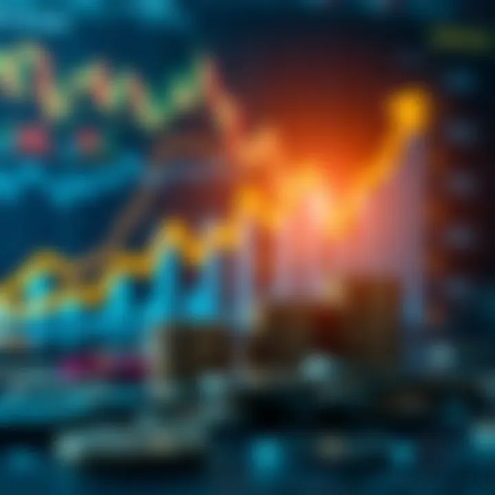 Graphic depicting financial growth with charts and coins symbolizing investment returns