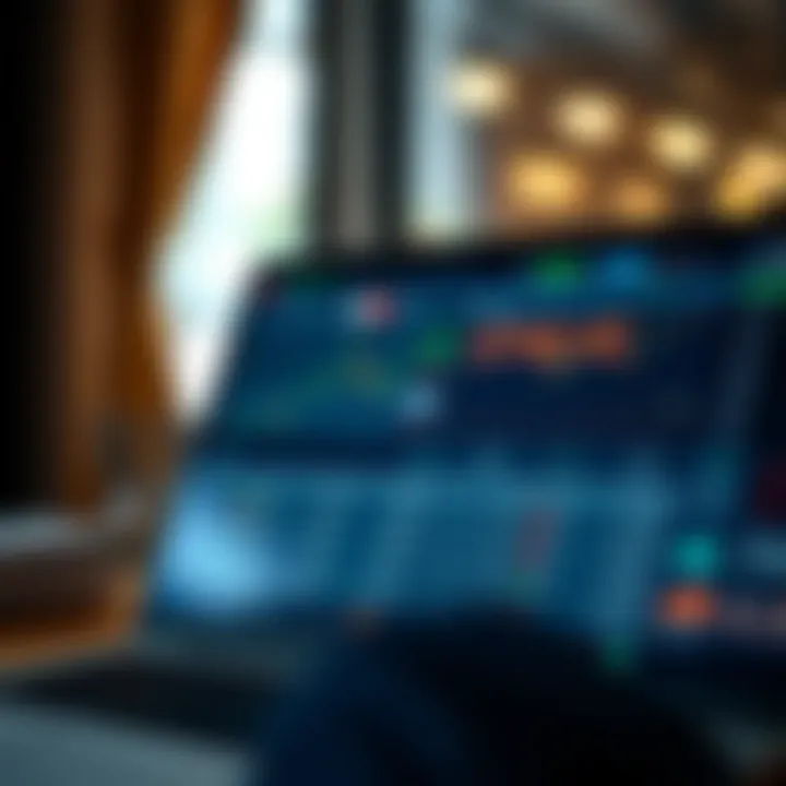 Illustration of a secure online investment platform interface showing stock and ETF options