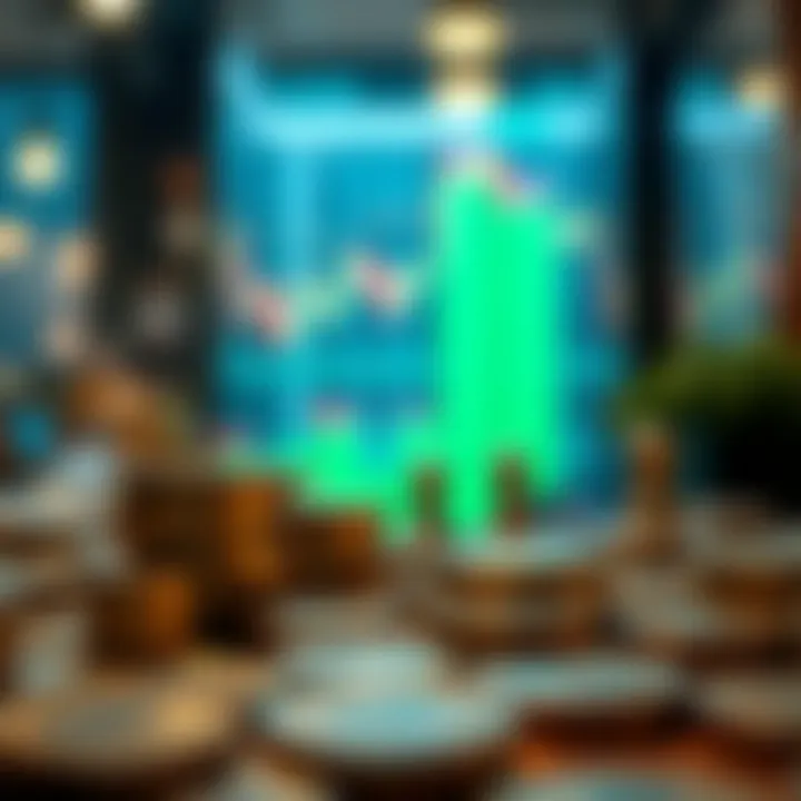 Illustration of economic indicators and geopolitical factors influencing currency exchange