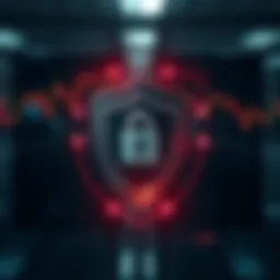 Illustration of a shield representing security and regulatory compliance in online trading