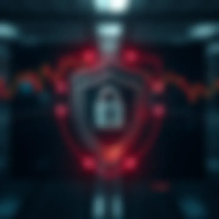 Illustration of a shield representing security and regulatory compliance in online trading