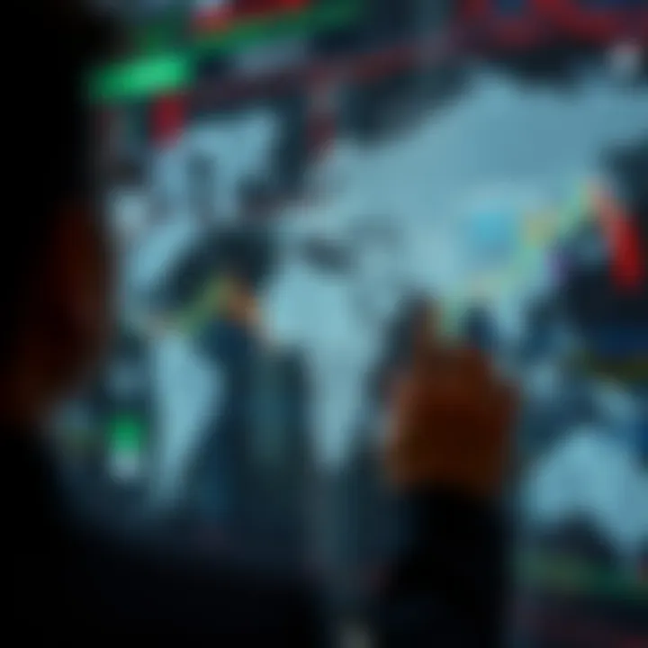 Abstract illustration of global currency exchange with financial data and trading strategies