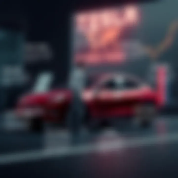 Key Factors Impacting Tesla Stock Performance Diagram highlighting factors affecting Tesla stock value including financial health and global economic impact