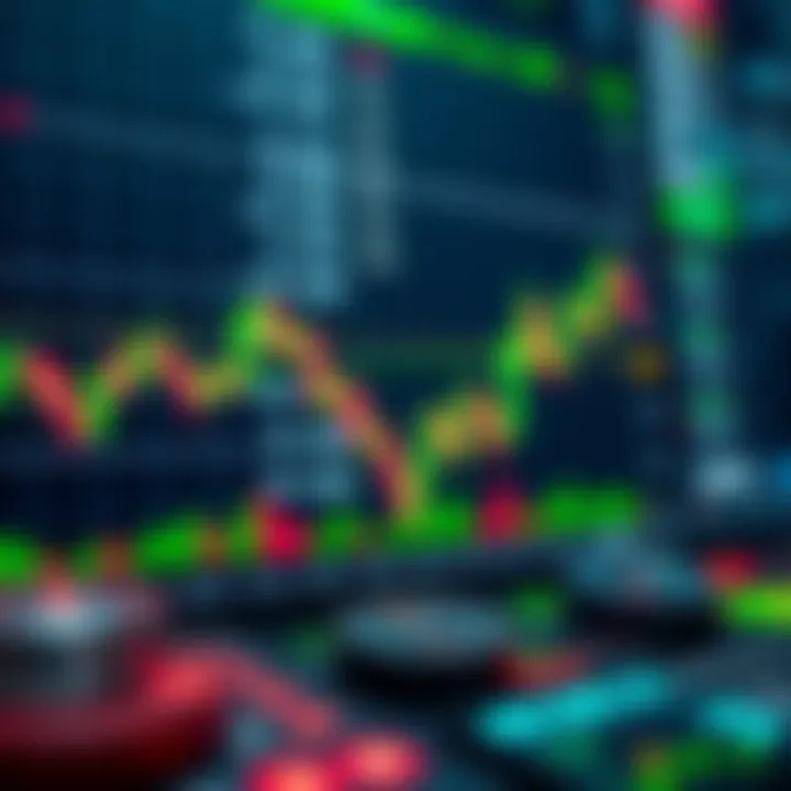 Chart showing forex trading platform interface with currency exchange rates and analysis tools