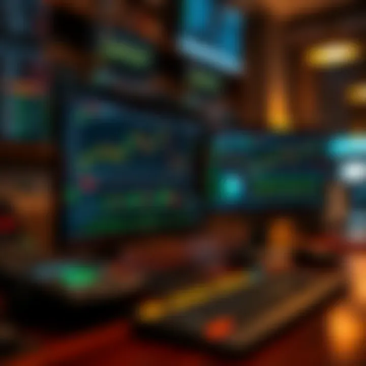 Illustration of risk management tools and trading strategies tailored for forex traders in South Africa