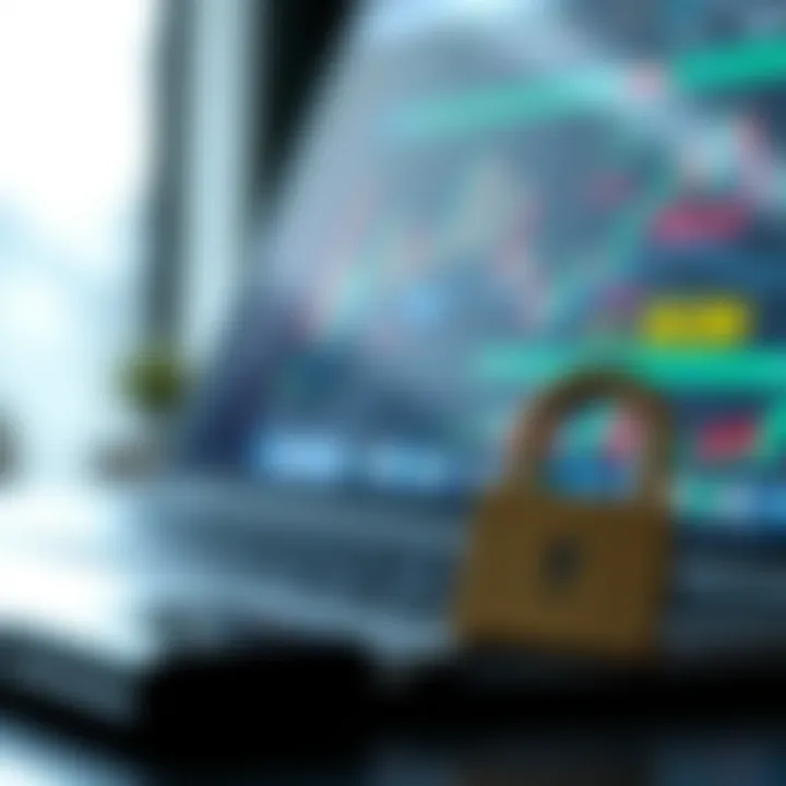 Visual representation of regulatory compliance and security measures for brokers in South Africa