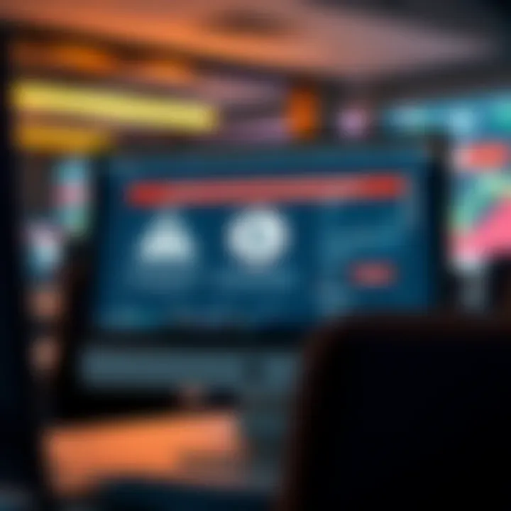 Warning signs of fraudulent trading websites displayed on a computer screen