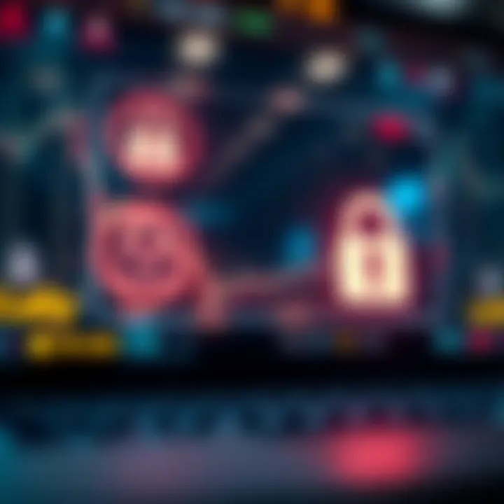 Security Features Ensuring Safe Trading Environment at Olymp Trade Secure login interface with encryption symbols representing safety measures for online trading