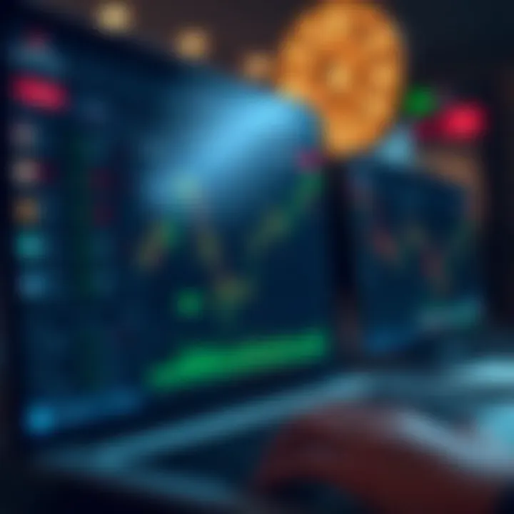 Interface of Pocket Options trading platform showing various asset options and market trends