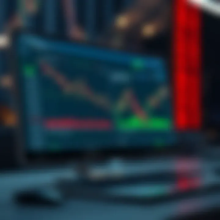 User interface showcasing QuickTrade's key trading features and charts