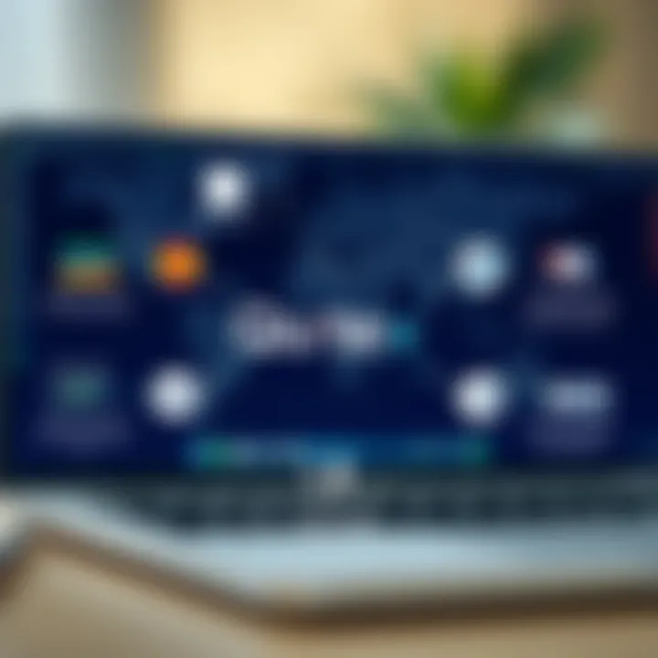 Diagram showing various payment methods accepted on Quotex platform