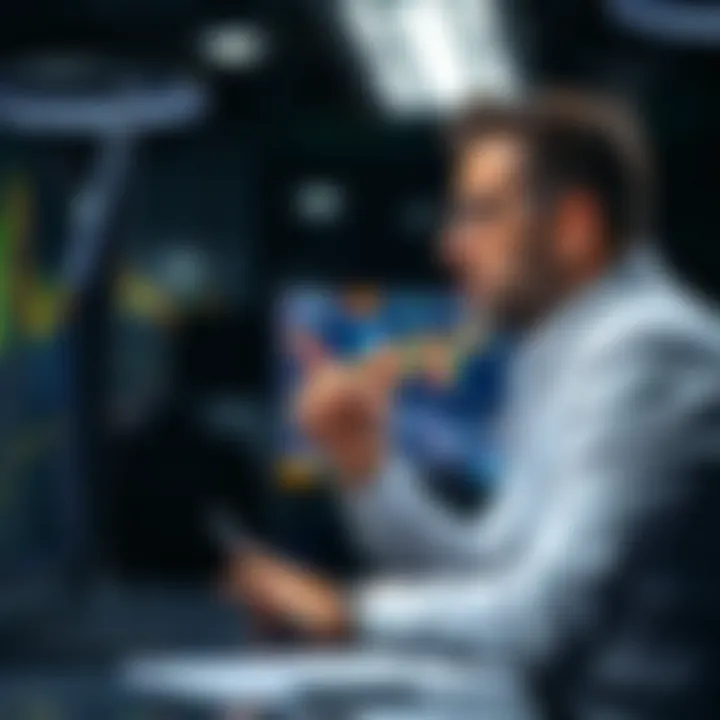 Ran Neuner discussing cryptocurrency trends on financial news broadcast