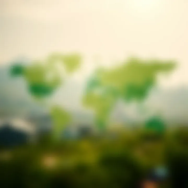 Map comparing wealth levels in South Africa with international financial standings