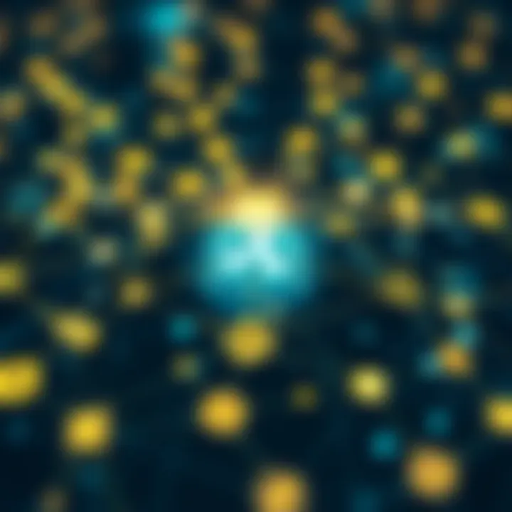 Visualization of Ripple's network structure highlighting digital currency connections