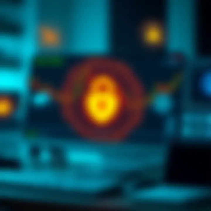 Safe and Effective Deriv Trading on Your PC Illustration of a secure computer environment with protective icons for safe online trading