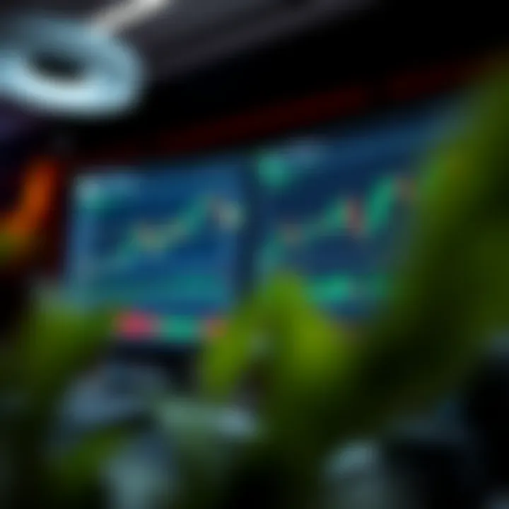 Screenshot of TD Markets trading platform interface displaying charts and analytics