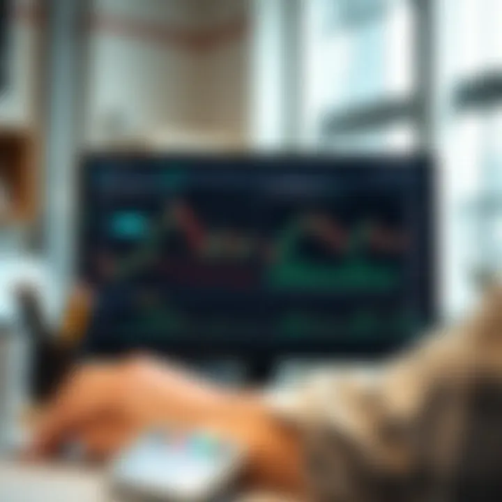 Dashboard displaying live forex signals and currency pair charts