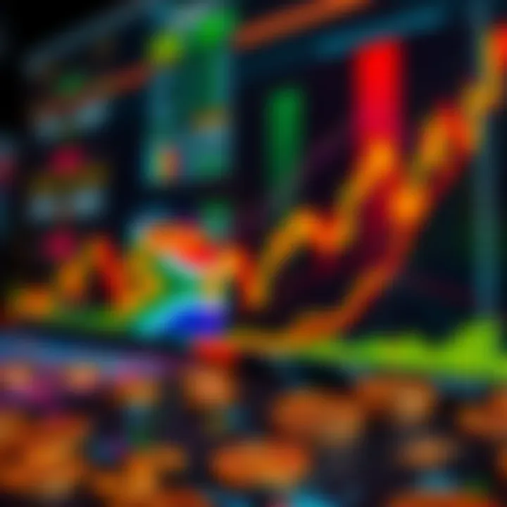 A vibrant representation of South Africa's economic factors influencing forex trading with currency symbols and financial data