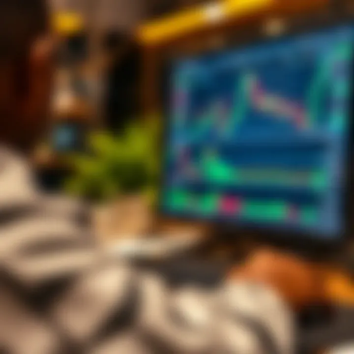 Interactive TradingView platform highlighting key features for analyzing Deriv market trends in South Africa