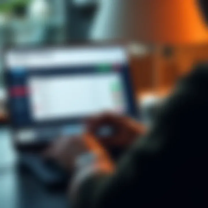 User accessing Expert Option platform on laptop with withdrawal options displayed