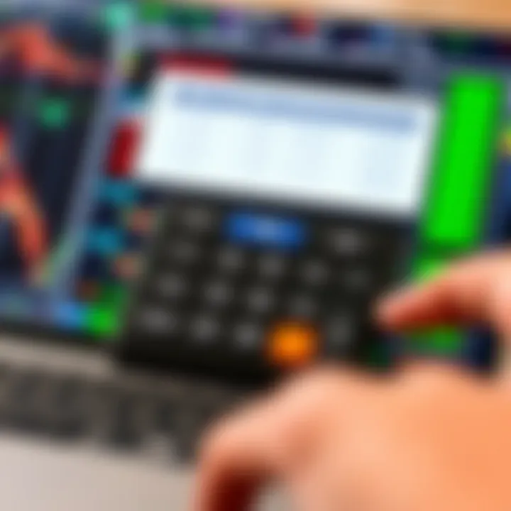 Using a Pip Profit Calculator to Determine Forex Trade Profits and Losses Forex trading interface showing calculation of profits and losses using pip profit calculator