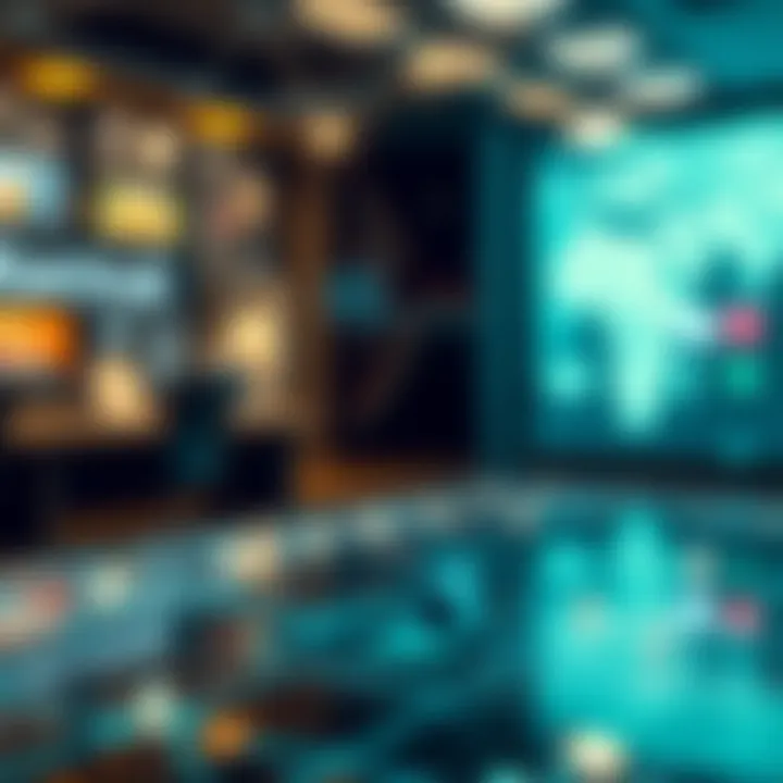 Digital network illustrating fast international money transfers with Ripple technology