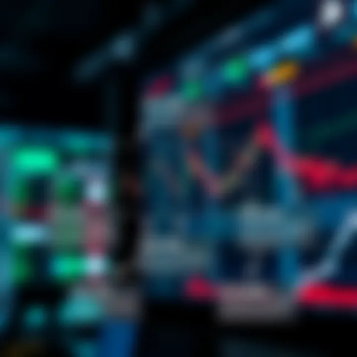 Diagram illustrating how automated trading algorithms execute forex trades based on market data