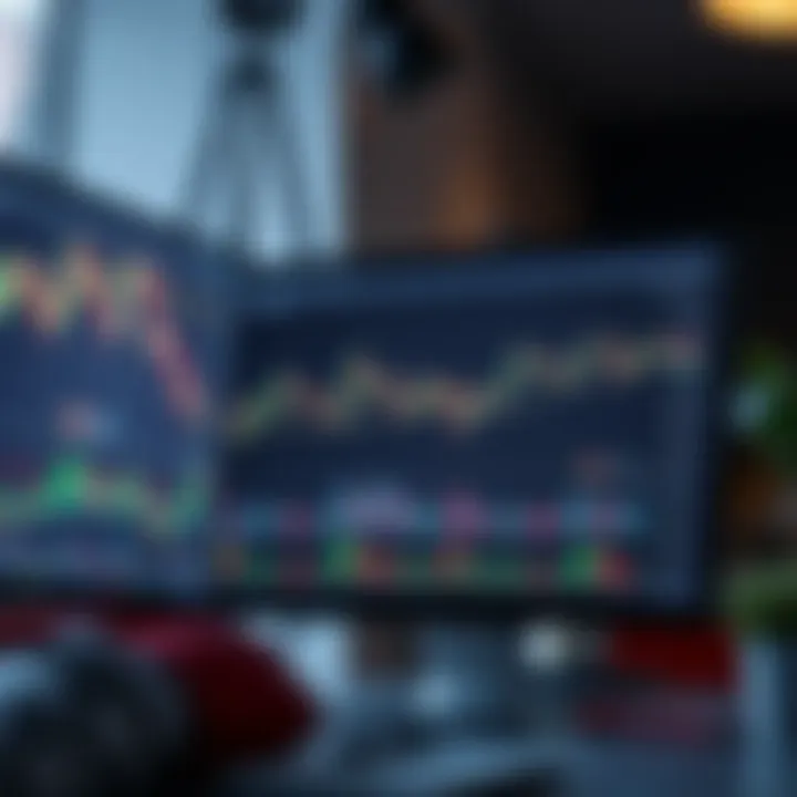 TradingView Charting Tools Enhancing Market Analysis TradingView interface displaying advanced charting tools and technical indicators for market analysis