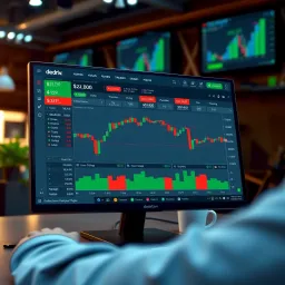 Screenshot of Deriv.com trading platform interface showcasing various financial instruments and account types