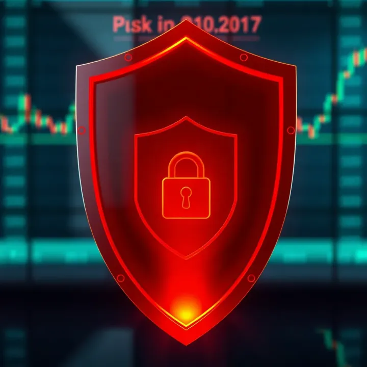 Illustration of a shield representing account protection and safety