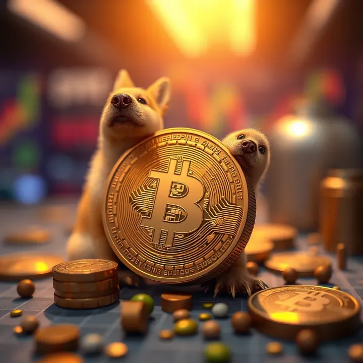 Key Considerations for South African Investors in Dogecoin Market Conceptual illustration of factors affecting Dogecoin investment decisions for South African investors