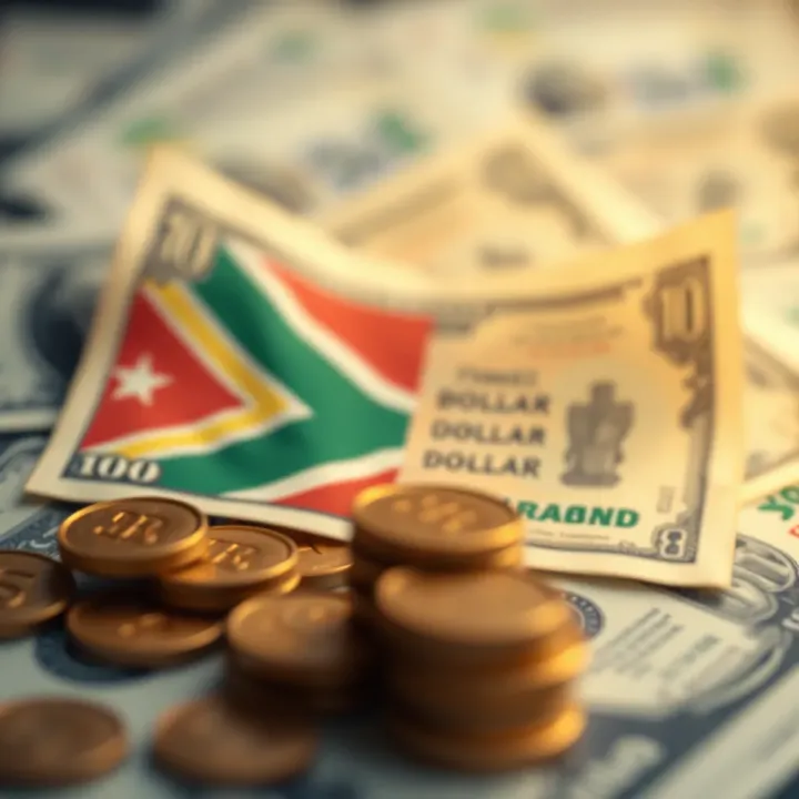 Economic and Political Factors Impacting Dollar to Rand Exchange Rate Visual representation of economic and political factors influencing currency exchange rates