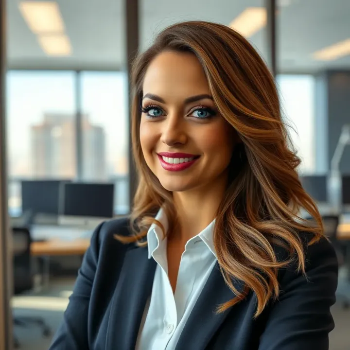 Portrait of Stacey Burke against a professional office background