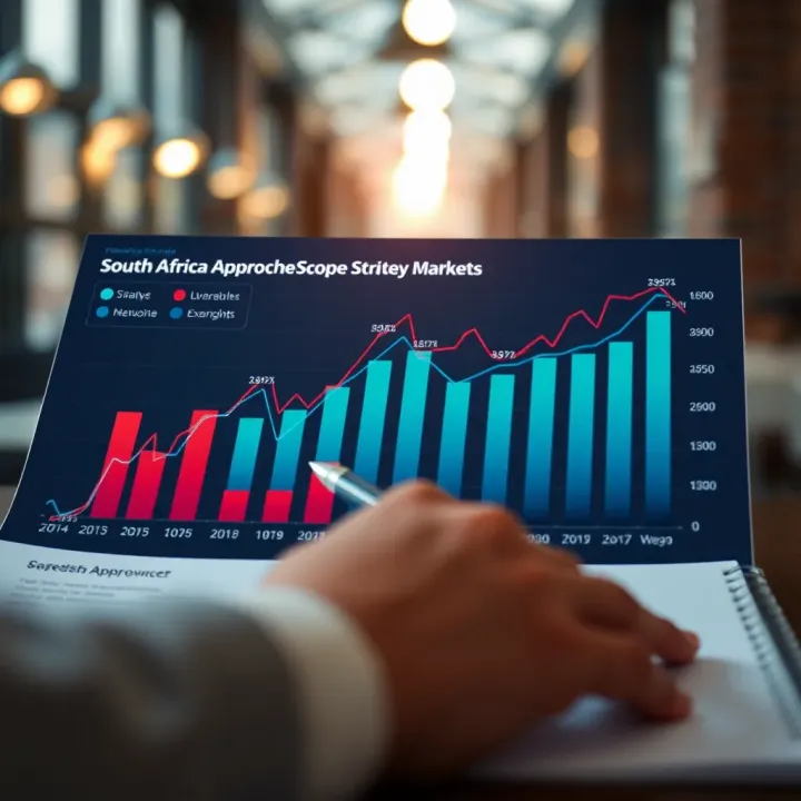 Graph showing trends and strategic approaches for businesses operating in South African scope markets