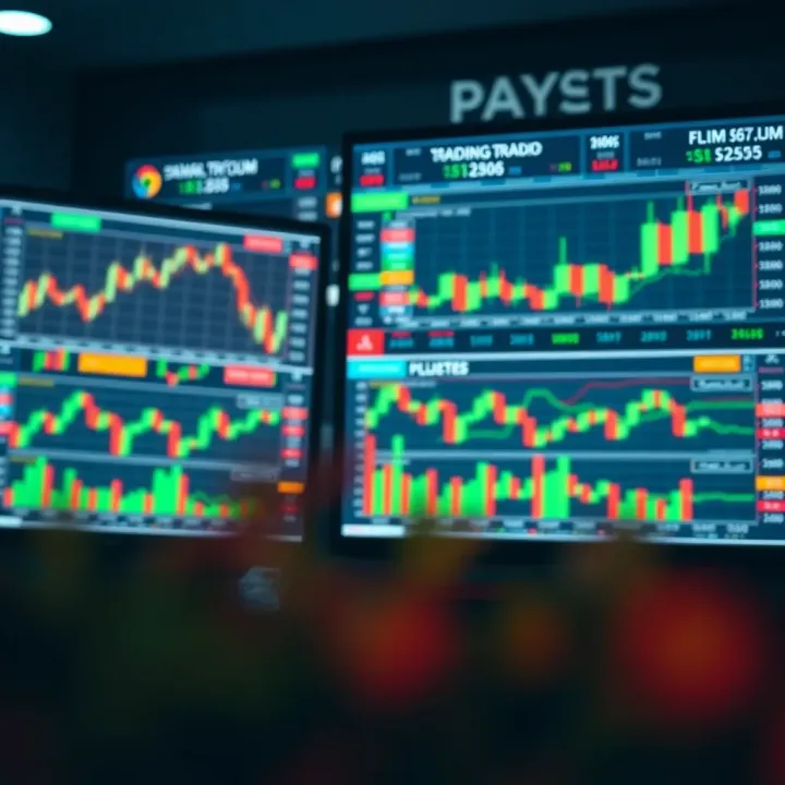 Trading platforms dashboard displaying charts and market data relevant to FBK Markets