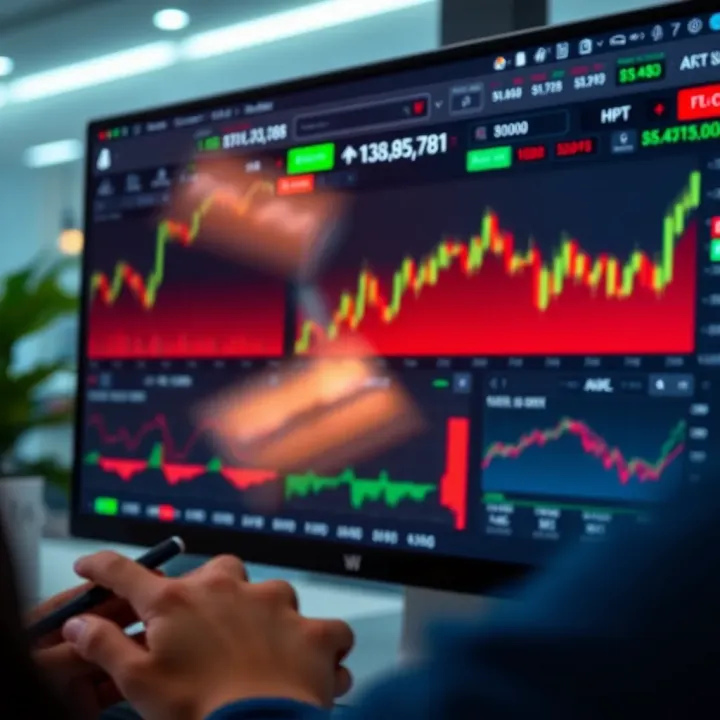 Future Forex Trading Platform Overview User interface of Future Forex trading platform showcasing market charts and trading options