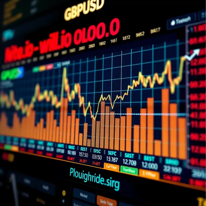 Graph showing GBPUSD exchange rate fluctuations alongside key economic indicators