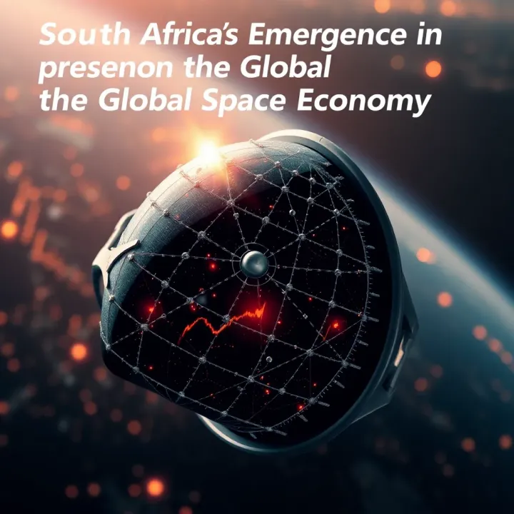 South Africa's Emerging Presence in the Global Space Economy Graphic highlighting South Africa's expanding role and opportunities in the global space economy