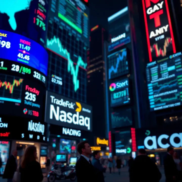 Visual representation of economic factors influencing technology sector stocks
