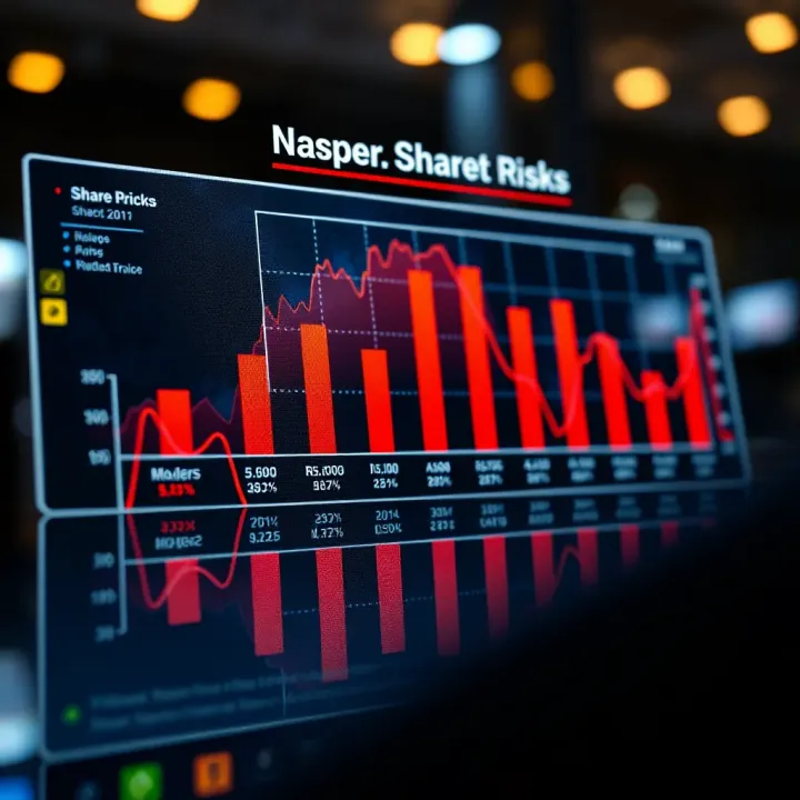 Chart comparing Naspers market position and investment risks