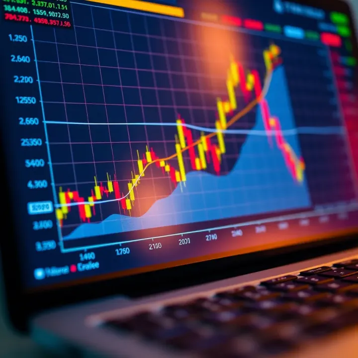 Graph illustrating risk management strategies using pips calculator for forex market in South Africa